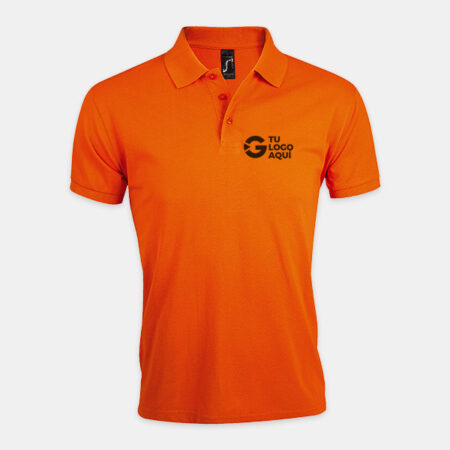 polo personalizado naranja gogon.es