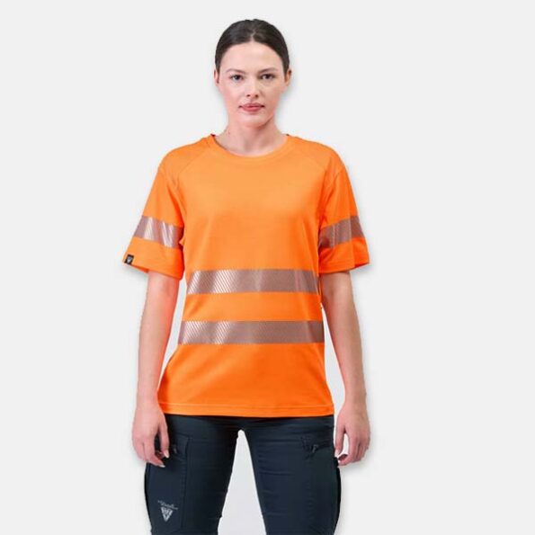 camiseta de trabajo reflectante alta visibilidad ropa laboral personalizada reflectivo seguridad via publica11