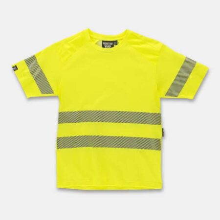 camiseta de trabajo reflectante alta visibilidad ropa laboral personalizada reflectivo seguridad via publica14