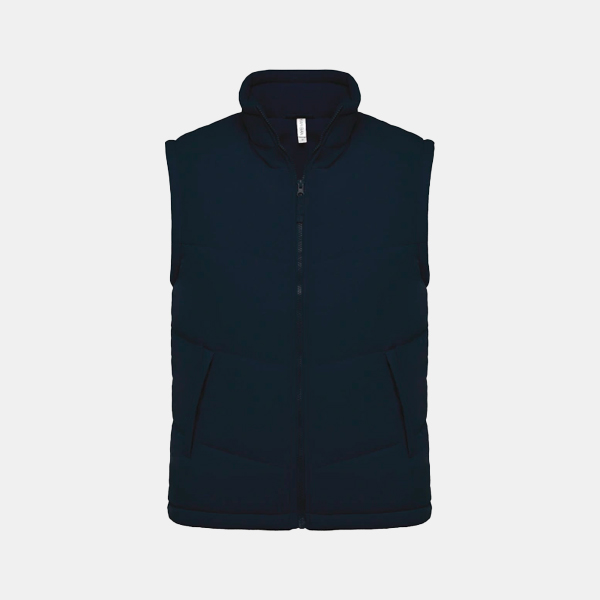 Chaleco-Unisex-Calentador-con-Forro-Polar-Kariban-azul-oscuro