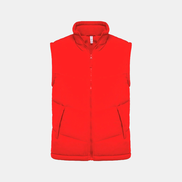 Chaleco-Unisex-Calentador-con-Forro-Polar-Kariban-rojo