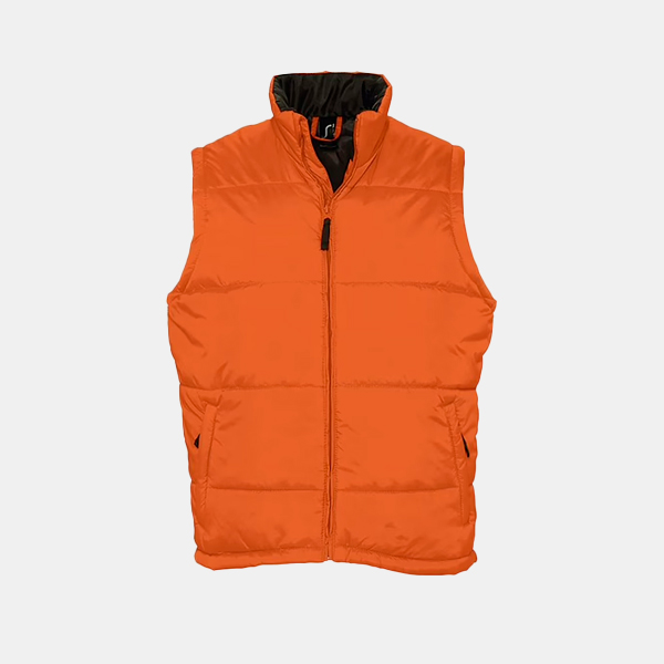 Chaleco-Unisex-acolchado-sols-warm-naranja