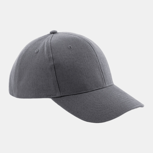 Gorra-Pro-Style-de-Algodon-Grueso-Peinado-beechfield-gris-grafito