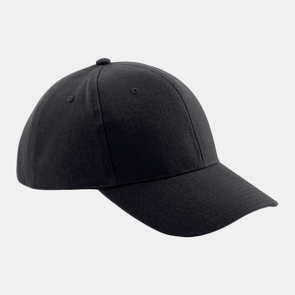 Gorra-Pro-Style-de-Algodon-Grueso-Peinado-beechfield-negro
