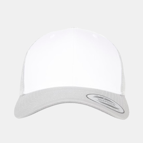 Gorra-Retro-Trucker-Colored-Front-Flexfit-plata