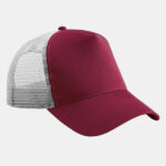 Gorra-Trucker-Camionero-Mitad-Malla-Beechfield-negro-fucsia