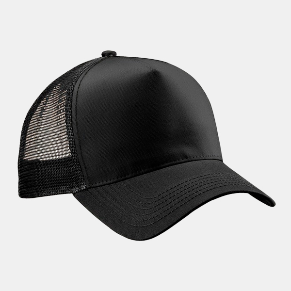 Gorra-Trucker-Camionero-Mitad-Malla-Beechfield-rojo-negro