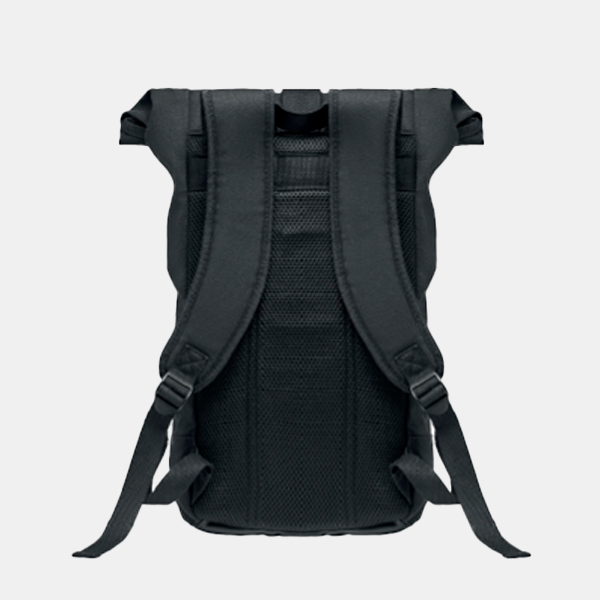 Mochila-zurich-rolltop-personalizable-negro-espalda
