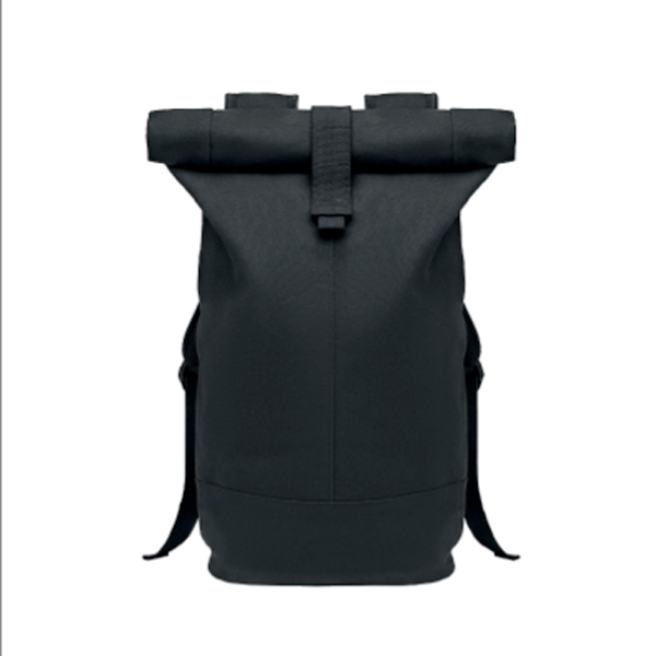 Mochila-zurich-rolltop-personalizable-negro