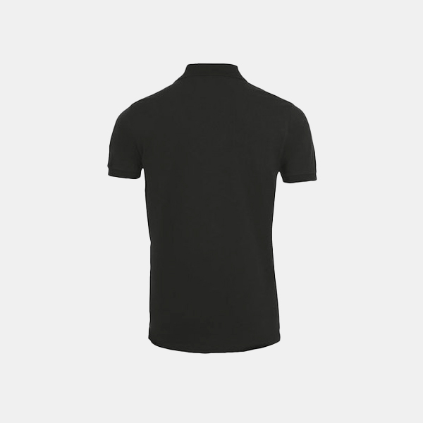 Polo-Hombre-Manga-Corta-phoenix-men-sols-algodon-elastano-negro-espalda