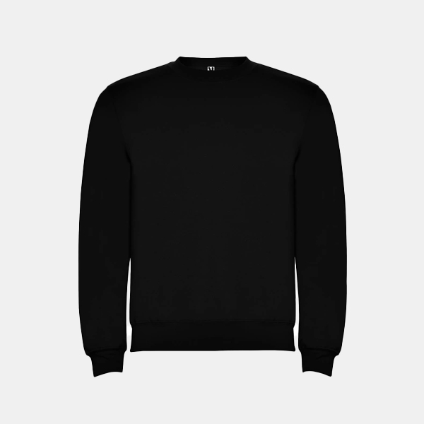 Sudadera-sin-capucha-unisex-clasica-roly-negro