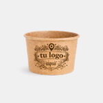 Tarrina de Helado Kraft (70 ml) Personalizada 1 Tinta