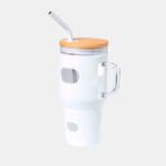 NAMUN | Tarro de cristal, con Funda de Silicona y Tapa de Bambú