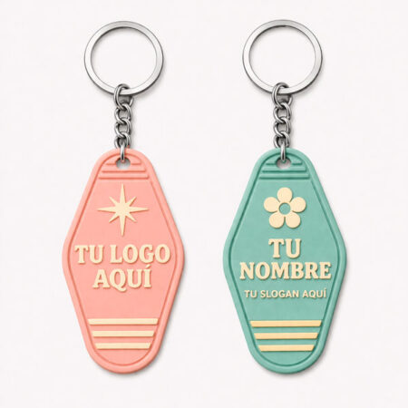 Hotel Retro Rombo | Llaveros Personalizados en Impresión 3D